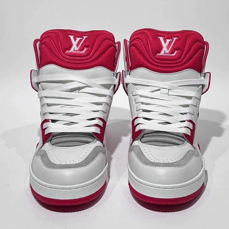 Louis Vuitton Louis Vuitton Color-Blocked High-Top Sneakers 0079 Size US 7.5 / EU 40-41 - 4 Thumbnail