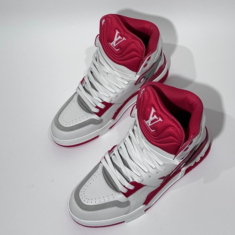 Louis Vuitton Louis Vuitton Color-Blocked High-Top Sneakers 0079 Size US 7.5 / EU 40-41 - 2 Thumbnail