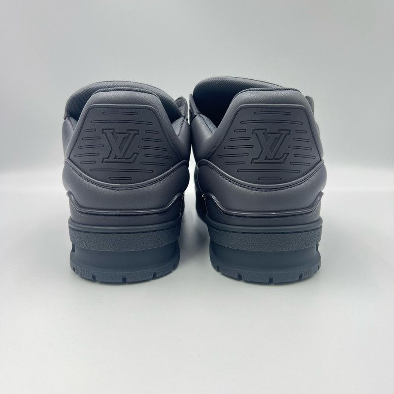 Louis Vuitton Louis Vuitton Black Low-Top Trainer Shoes 0079 Size US 8 / EU 41 - 3 Thumbnail
