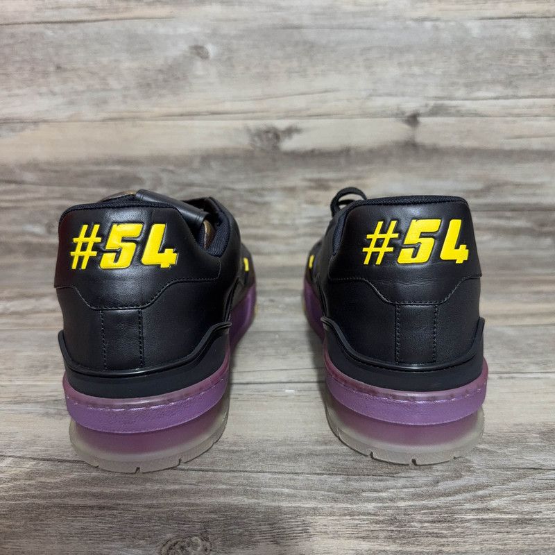 Louis Vuitton Louis Vuitton Trainer Lakers Purple Black Sneakers 0079 Size US 8.5 / EU 41-42 - 3 Thumbnail