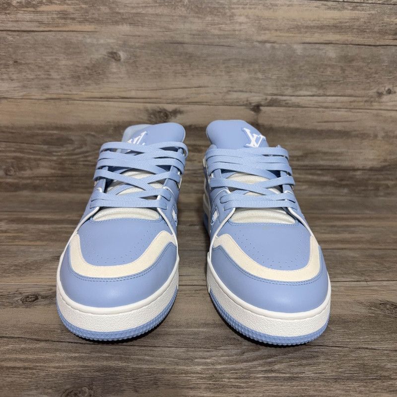 Louis Vuitton Louis Vuitton Trainer Low-top Sneakers in Blue 0079 Size US 10.5 / EU 43-44 - 2 Thumbnail