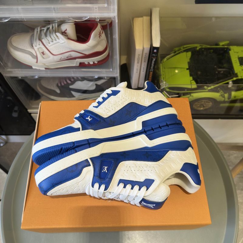 Louis Vuitton Louis Vuitton Trainer Low-Top Fashion Sneakers 0079 Size US 9.5 / EU 42-43 - 9 Thumbnail