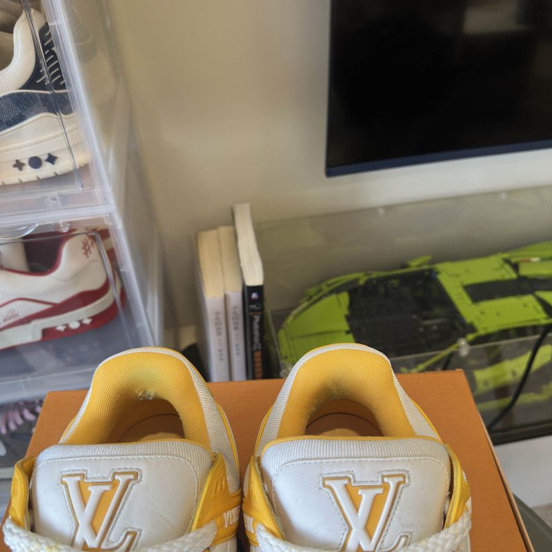 Louis Vuitton Louis Vuitton Trainer Maxi Low Top Sneakers for All 0079 Size US 8 / EU 41 - 11 Thumbnail