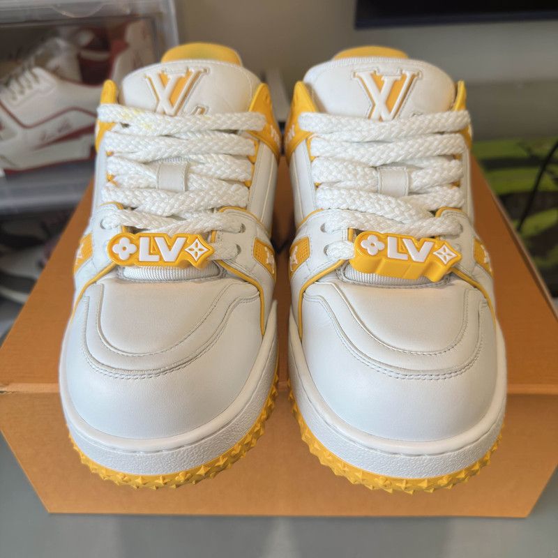 Louis Vuitton Louis Vuitton Trainer Maxi Low Top Sneakers for All 0079 Size US 8 / EU 41 - 10 Thumbnail