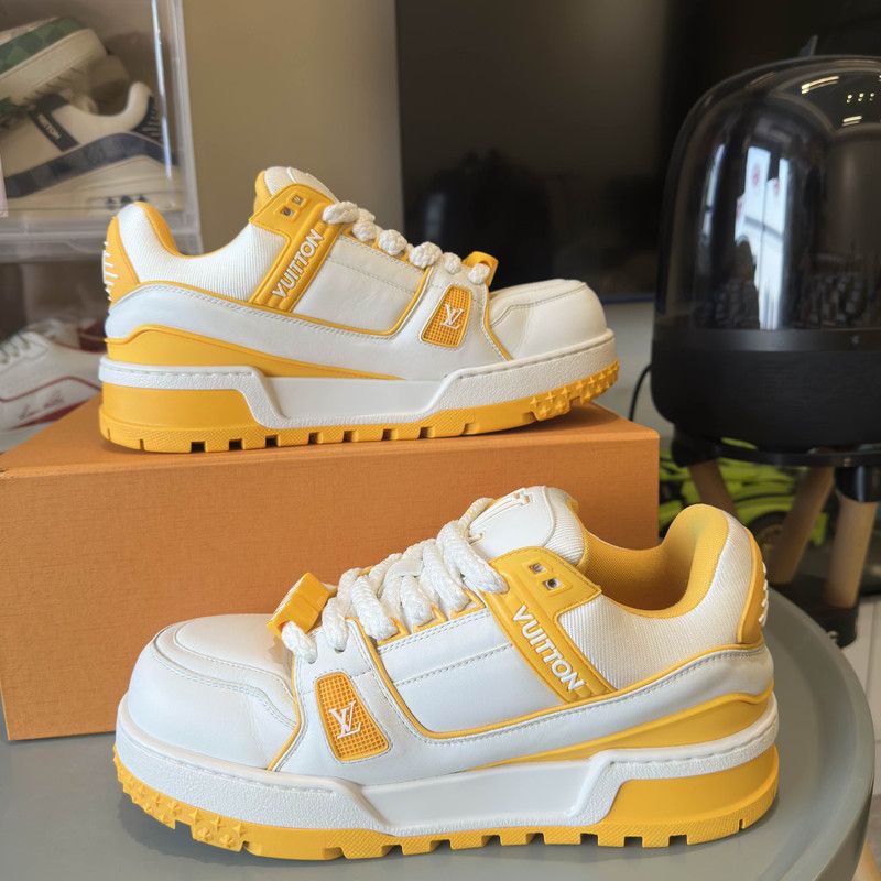 Louis Vuitton Louis Vuitton Trainer Maxi Low Top Sneakers for All 0079 Size US 8 / EU 41 - 9 Thumbnail