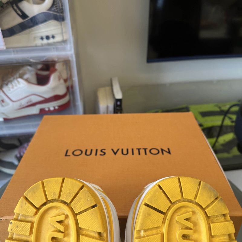 Louis Vuitton Louis Vuitton Trainer Maxi Low Top Sneakers for All 0079 Size US 8 / EU 41 - 7 Thumbnail