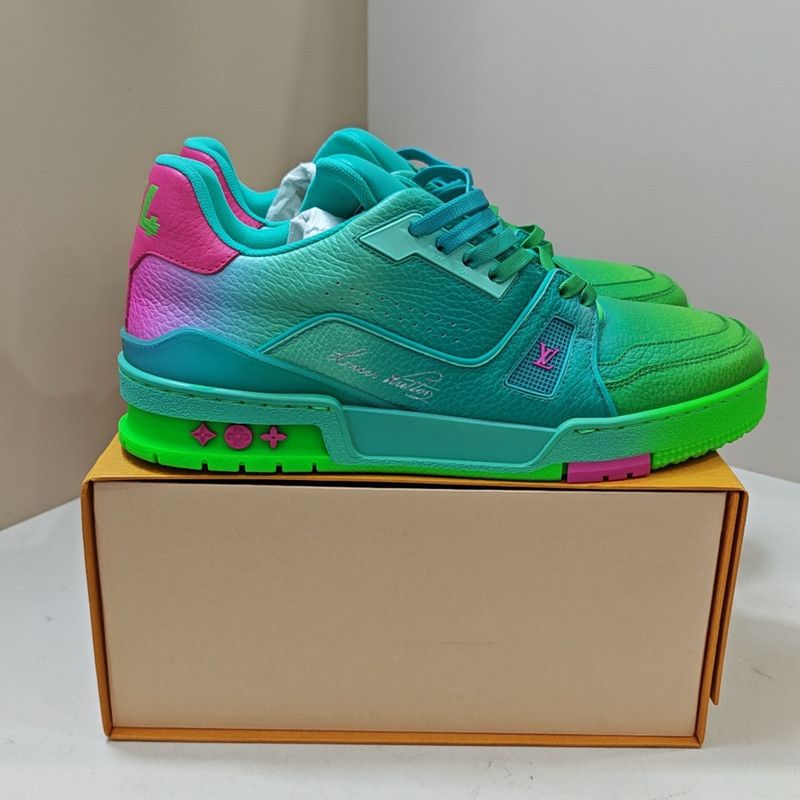 Louis Vuitton Louis Vuitton Trainer Low-Top Fashion Sneakers 0079 Size US 8.5 / EU 41-42 - 6 Thumbnail