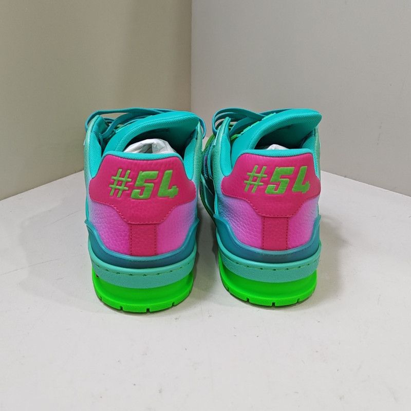 Louis Vuitton Louis Vuitton Trainer Low-Top Fashion Sneakers 0079 Size US 8.5 / EU 41-42 - 3 Thumbnail