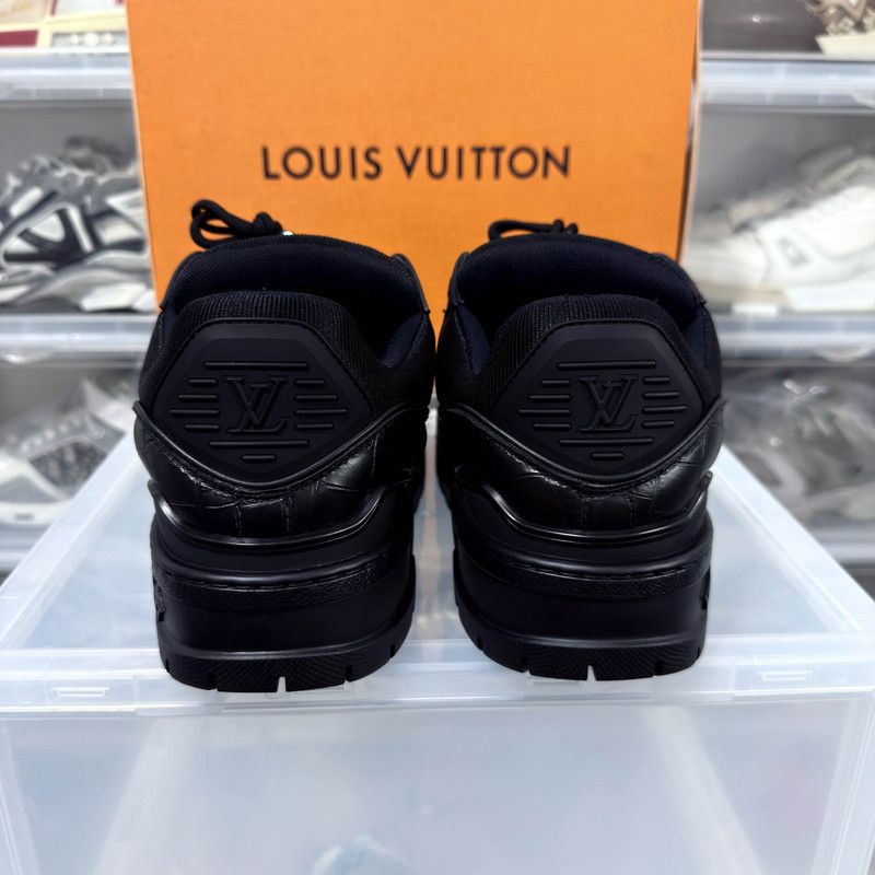 Louis Vuitton Louis Vuitton Trainer Maxi Leather Low-Top Sneakers 0079 Size US 9.5 / EU 42-43 - 3 Thumbnail