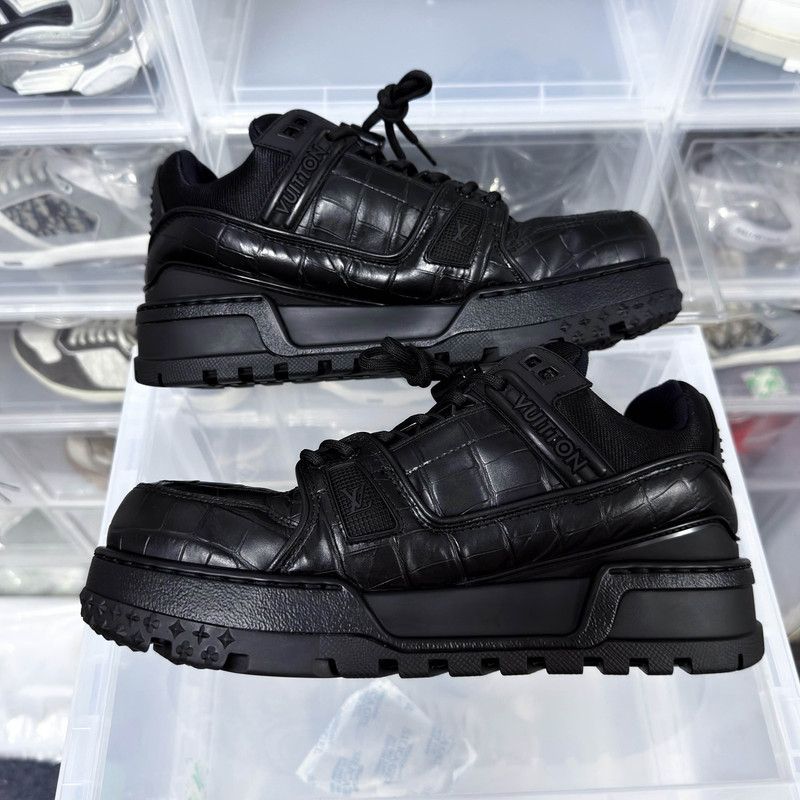 Louis Vuitton Louis Vuitton Trainer Maxi Leather Low-Top Sneakers 0079 Size US 9.5 / EU 42-43 - 8 Thumbnail