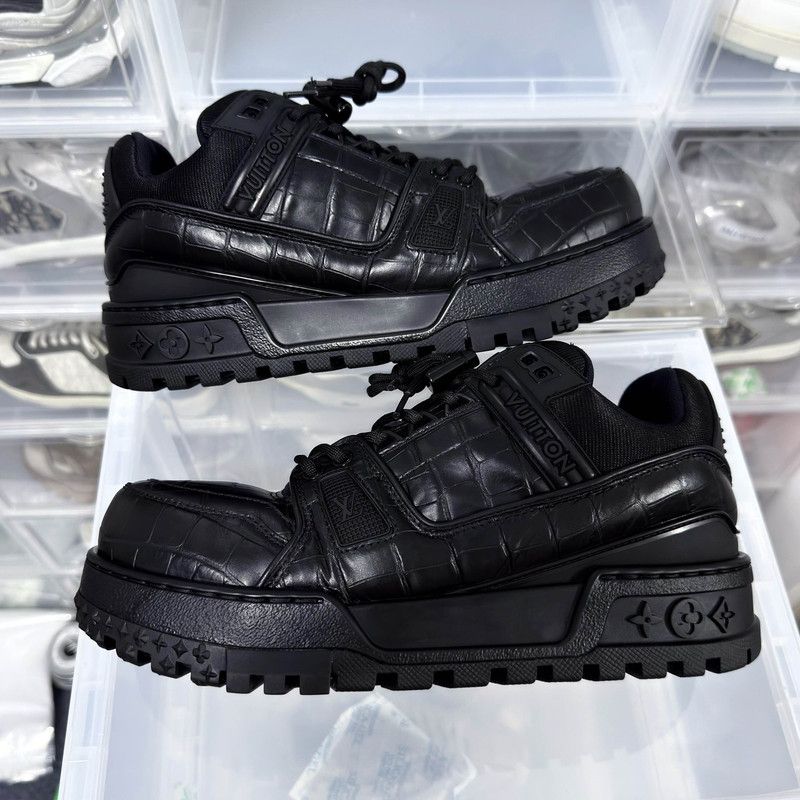 Louis Vuitton Louis Vuitton Trainer Maxi Leather Low-Top Sneakers 0079 Size US 9.5 / EU 42-43 - 7 Thumbnail
