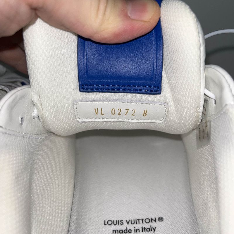 Louis Vuitton Louis Vuitton Blue and White Trainer Sneakers 0079 Size US 8.5 / EU 41-42 - 5 Thumbnail