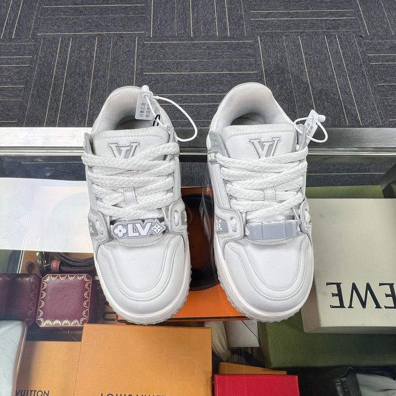 Louis Vuitton Louis Vuitton Trainer Maxi Low-Top Sneakers 0079 Size US 5.5 / EU 38 - 2 Thumbnail