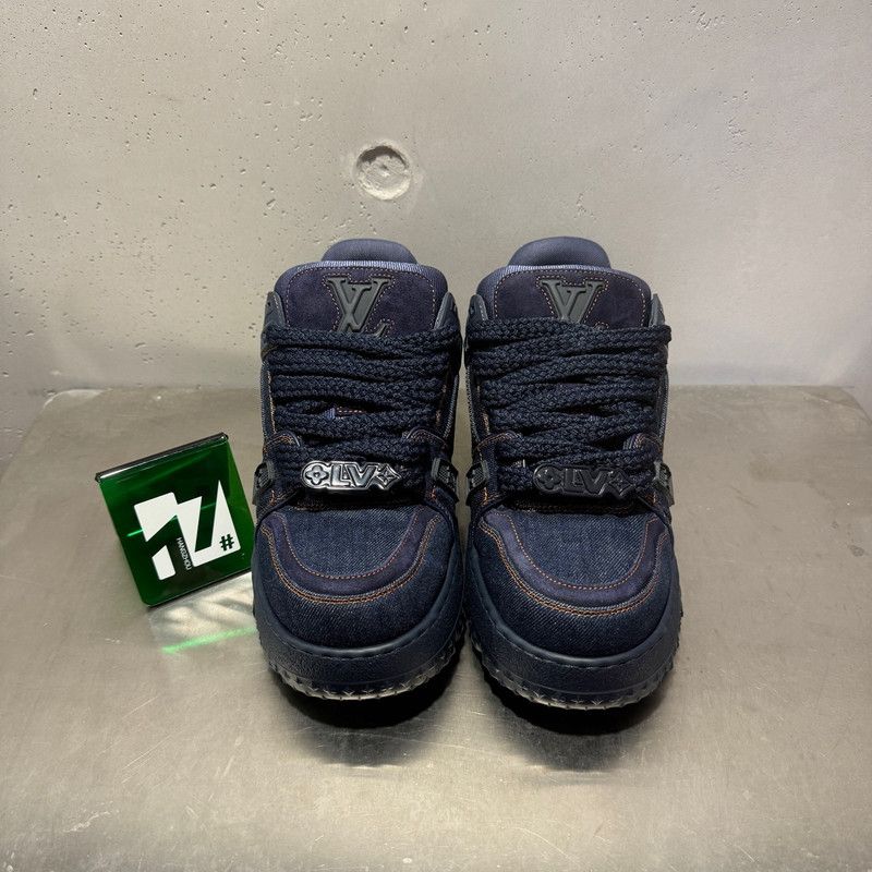 Louis Vuitton Louis Vuitton Trainer Maxi Denim Sneakers for All 0079 Size US 9 / EU 42 - 9 Thumbnail