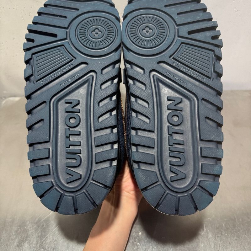 Louis Vuitton Louis Vuitton Trainer Maxi Denim Sneakers for All 0079 Size US 9 / EU 42 - 11 Thumbnail
