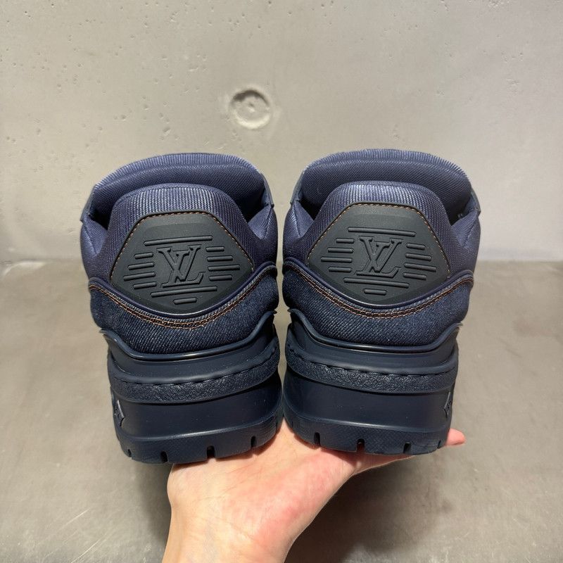 Louis Vuitton Louis Vuitton Trainer Maxi Denim Sneakers for All 0079 Size US 9 / EU 42 - 5 Thumbnail