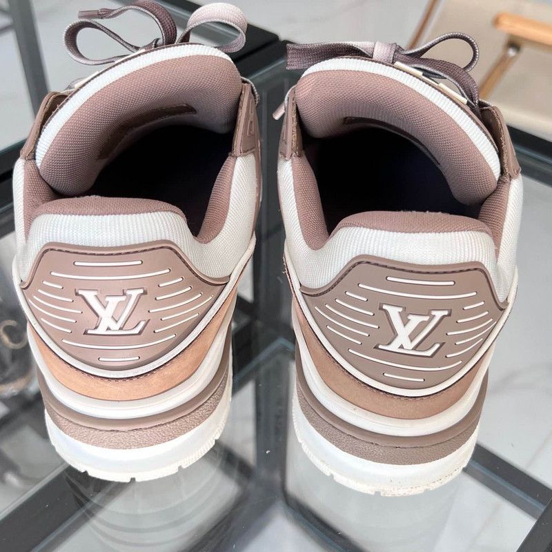 Louis Vuitton Louis Vuitton Trainer Low Top Sneakers in Gray-Brown 0079 Size US 8 / EU 41 - 3 Thumbnail