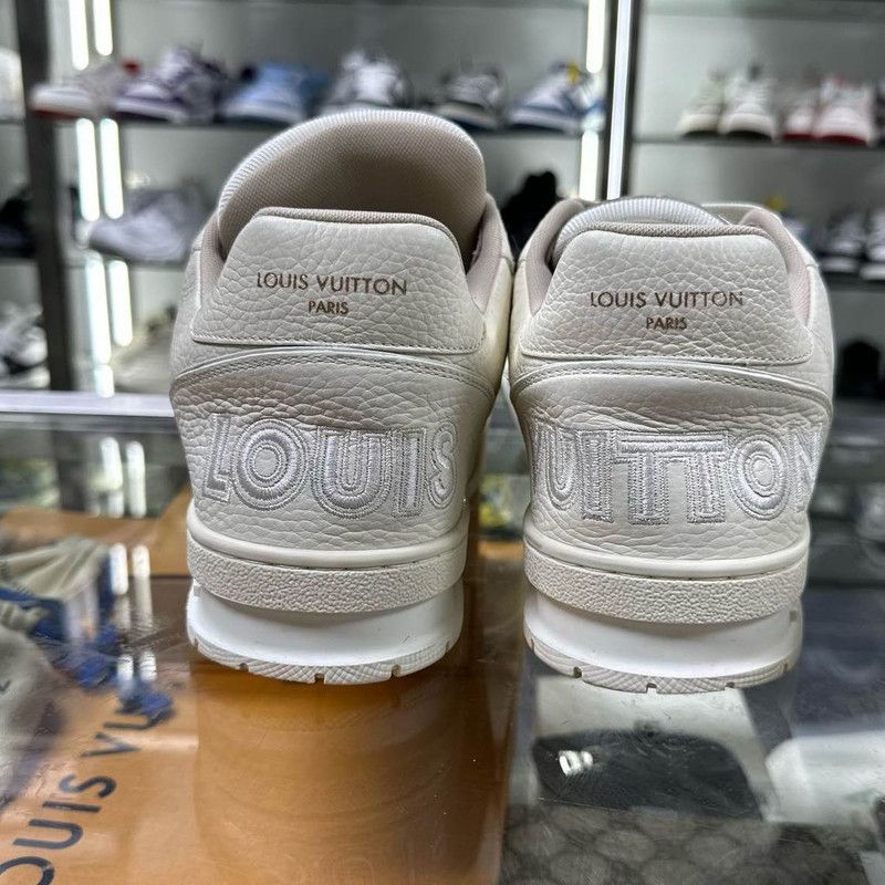 Louis Vuitton Louis Vuitton Beige Suede Trainers for Men 0079 Size US 8.5 / EU 41-42 - 3 Thumbnail