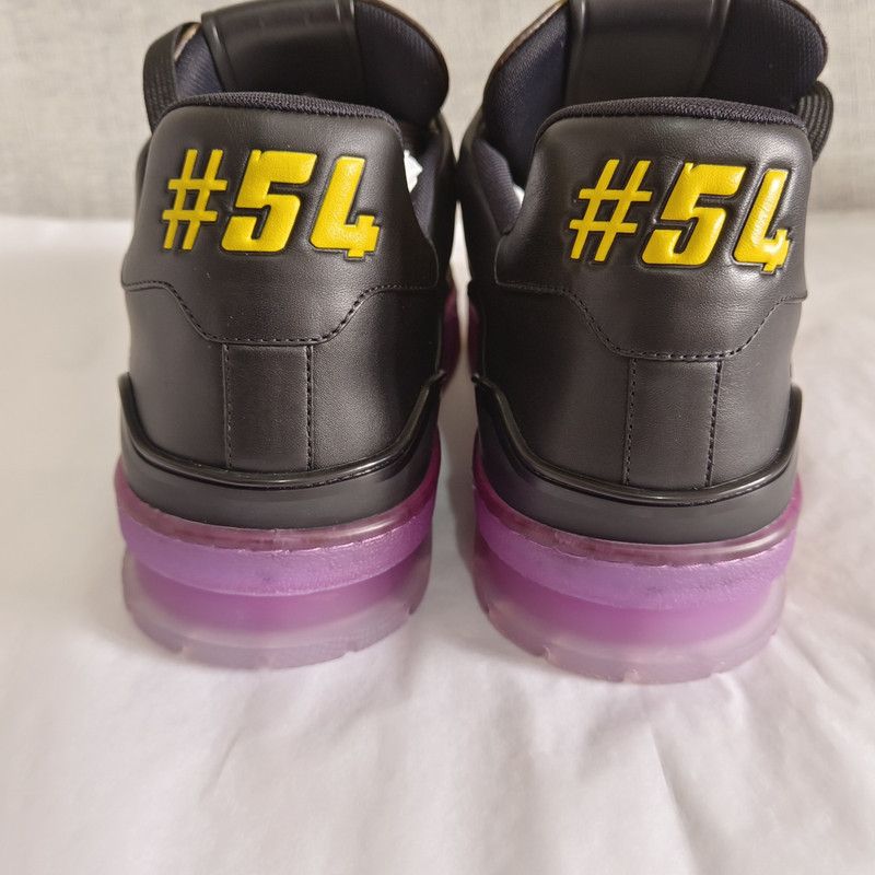 Louis Vuitton Louis Vuitton Trainer Sneakers in Purple and Gold 0079 Size US 9.5 / EU 42-43 - 3 Thumbnail