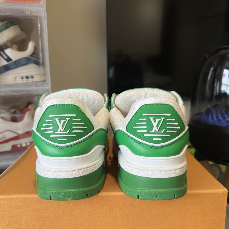 Louis Vuitton Louis Vuitton Trainer Maxi Low-top Sneakers in Green 0079 Size US 10.5 / EU 43-44 - 3 Thumbnail