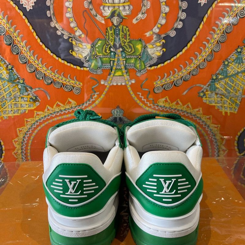 Louis Vuitton Louis Vuitton Trainer Maxi Low-Top Fashion Sneakers 0079 Size US 8 / EU 41 - 3 Thumbnail
