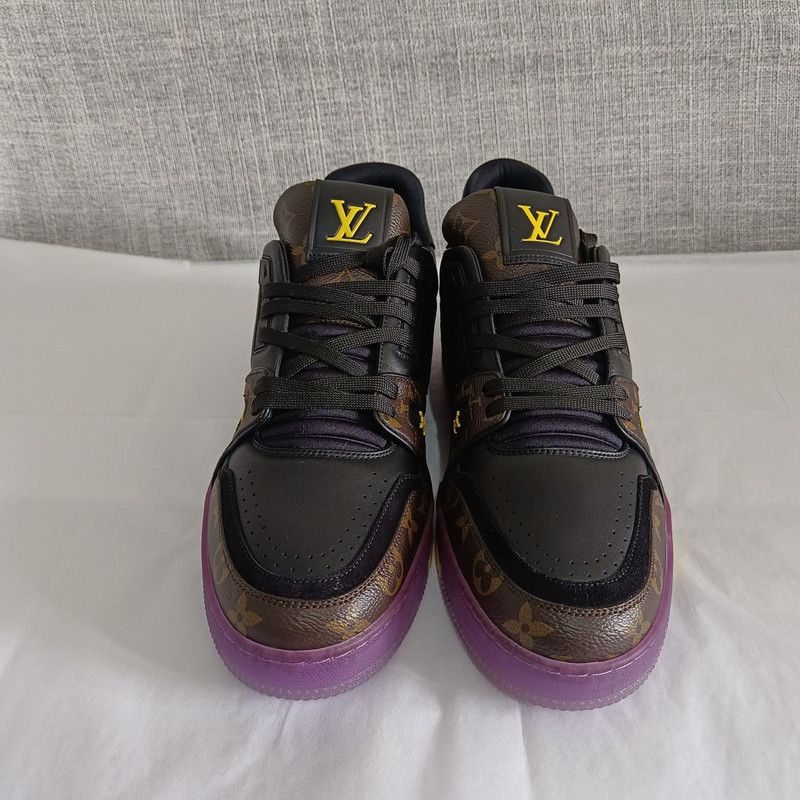 Louis Vuitton Louis Vuitton Trainer Casual Sneakers in Purple 0079 Size US 9.5 / EU 42-43 - 2 Thumbnail