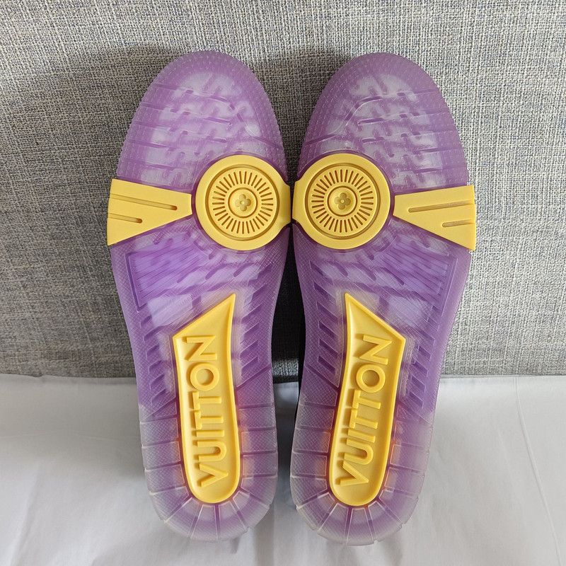 Louis Vuitton Louis Vuitton Trainer Casual Sneakers in Purple 0079 Size US 9.5 / EU 42-43 - 4 Thumbnail