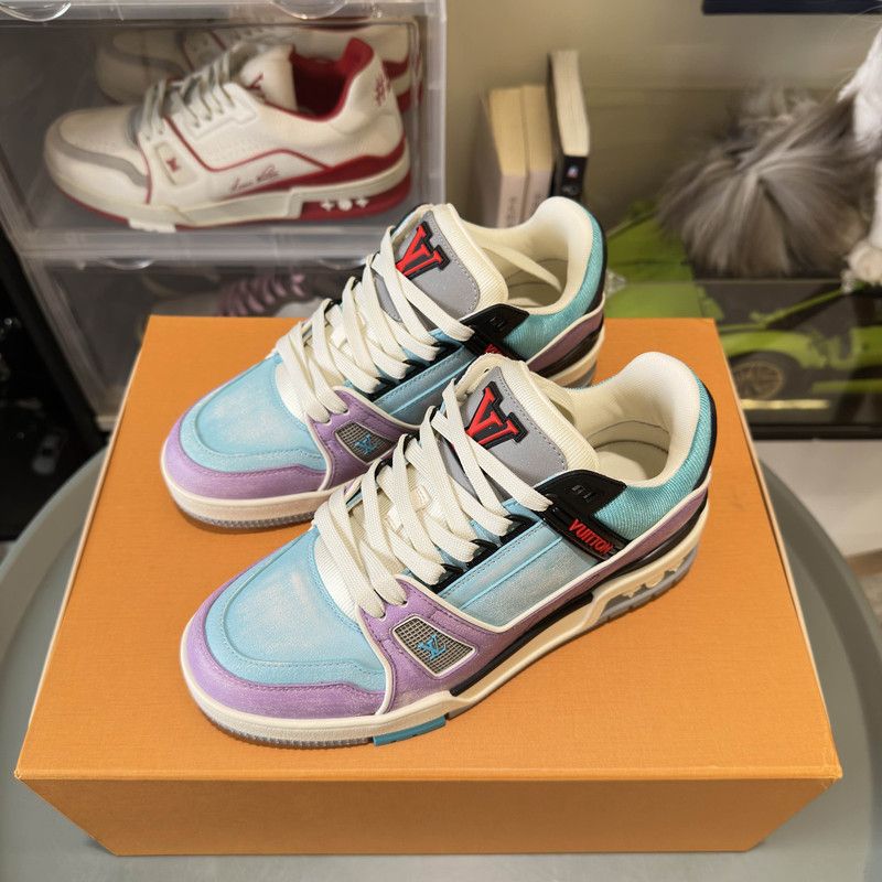 Louis Vuitton Louis Vuitton Colorful Low-Top Trainer Sneakers 0079 Size US 6.5 / EU 39-40 - 10 Thumbnail