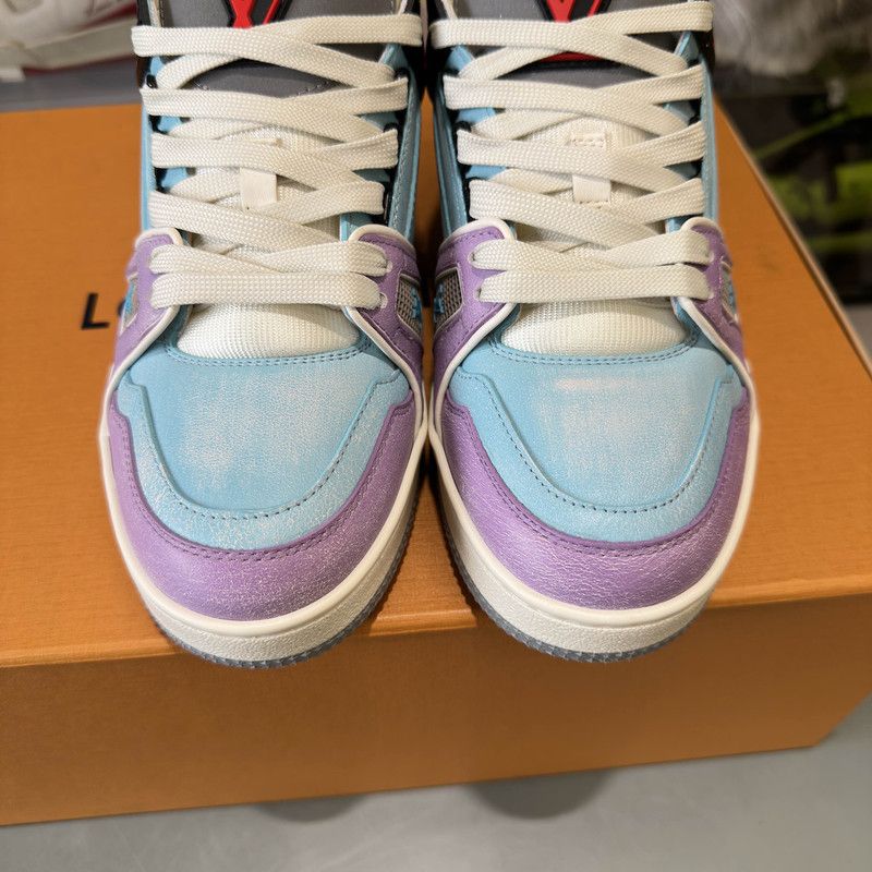 Louis Vuitton Louis Vuitton Colorful Low-Top Trainer Sneakers 0079 Size US 6.5 / EU 39-40 - 12 Thumbnail