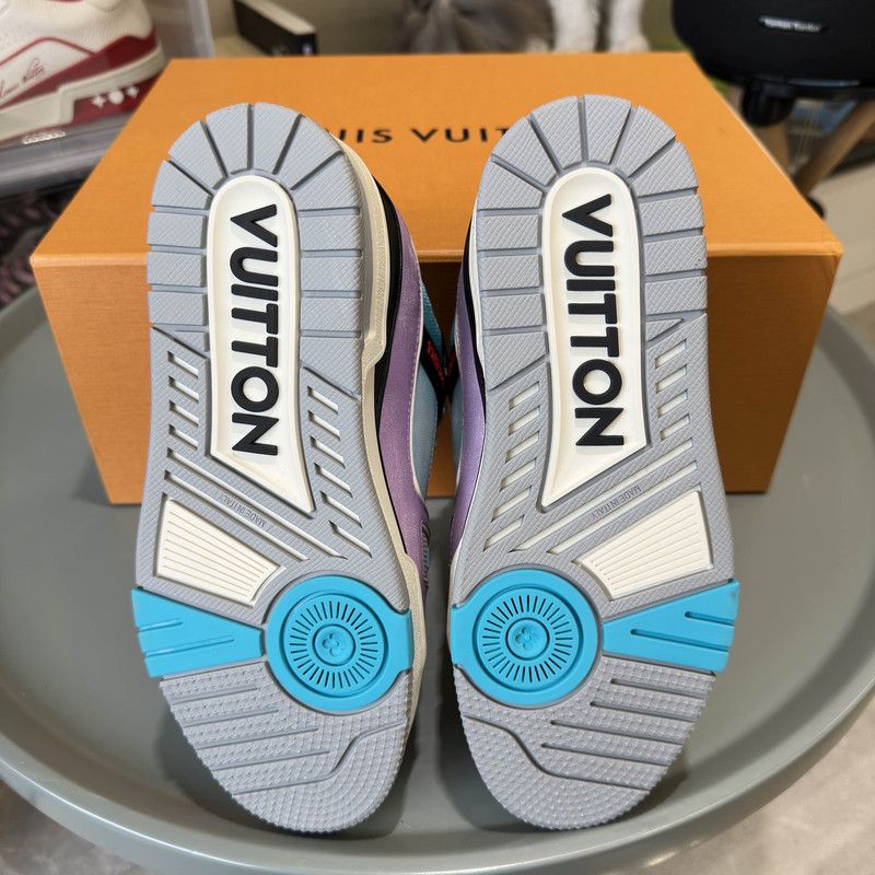Louis Vuitton Louis Vuitton Colorful Low-Top Trainer Sneakers 0079 Size US 6.5 / EU 39-40 - 4 Thumbnail