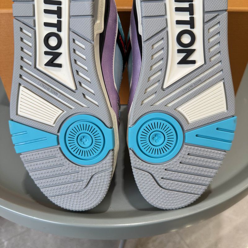 Louis Vuitton Louis Vuitton Colorful Low-Top Trainer Sneakers 0079 Size US 6.5 / EU 39-40 - 7 Thumbnail