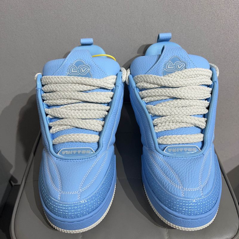 Louis Vuitton Louis Vuitton Skate Low Top Sneakers in Blue 0079 Size US 9.5 / EU 42-43 - 2 Thumbnail