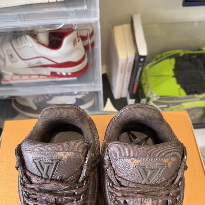 Louis Vuitton Louis Vuitton Trainer Maxi Low Top Sneakers 0079 Size US 6.5 / EU 39-40 - 13 Thumbnail