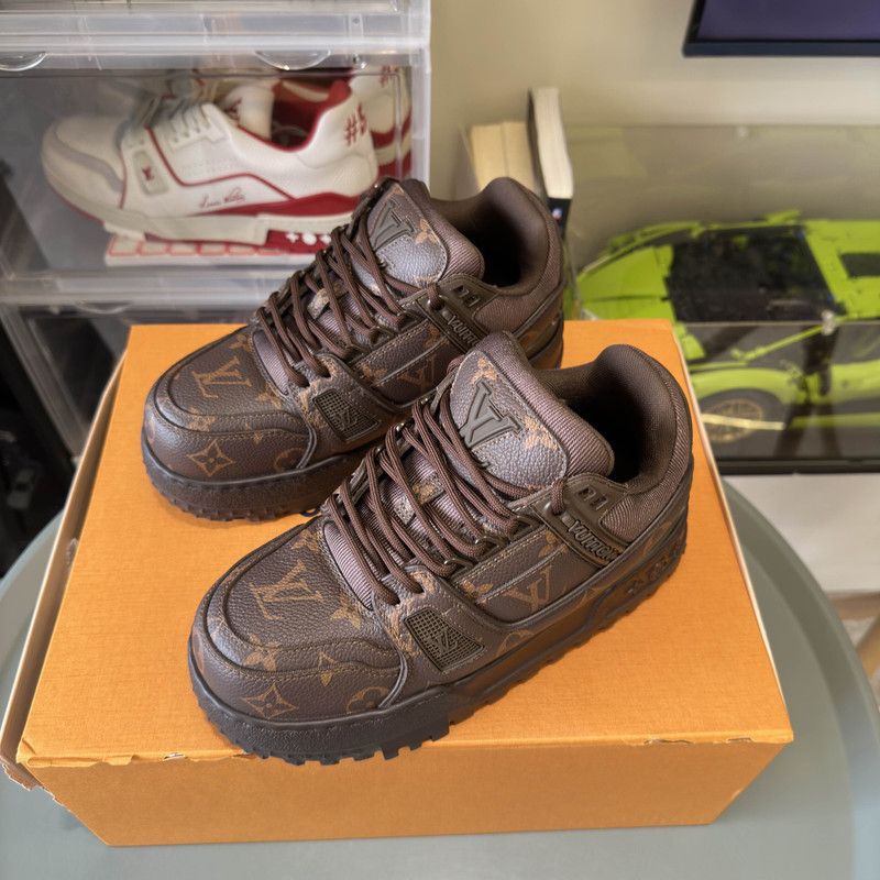 Louis Vuitton Louis Vuitton Trainer Maxi Low Top Sneakers 0079 Size US 6.5 / EU 39-40 - 10 Thumbnail