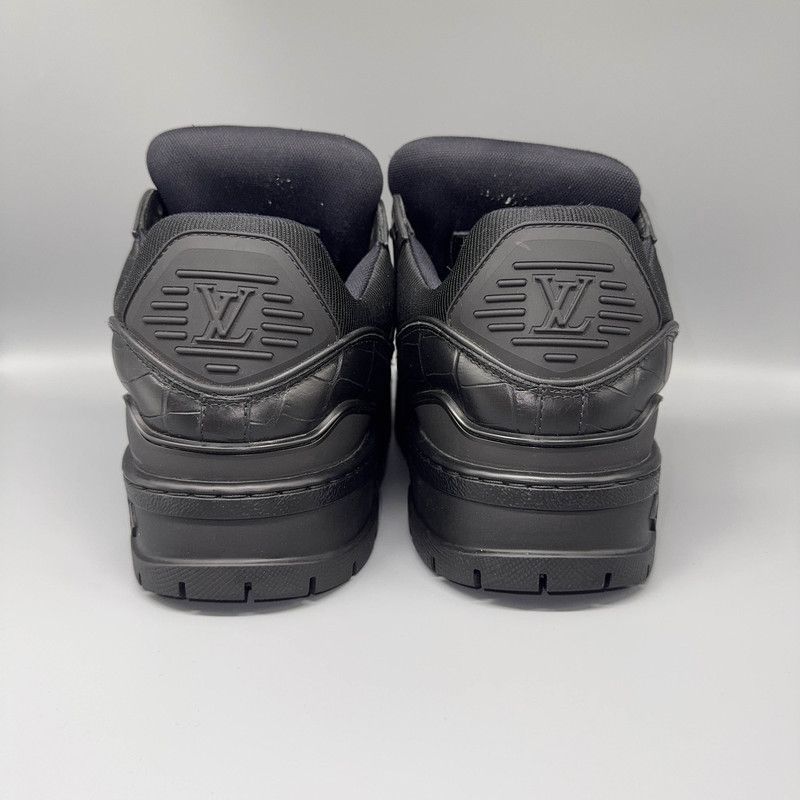 Louis Vuitton Louis Vuitton Trainer Maxi Black Sneakers 0079 Size US 8 / EU 41 - 3 Thumbnail