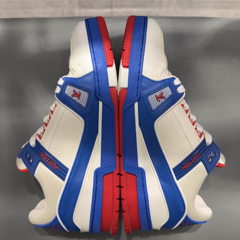 Louis Vuitton Louis Vuitton Color Block Trainer Sneakers for Men 0079 Size US 8.5 / EU 41-42 - 6 Thumbnail