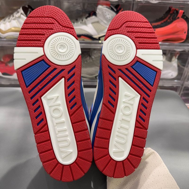 Louis Vuitton Louis Vuitton Color Block Trainer Sneakers for Men 0079 Size US 8.5 / EU 41-42 - 4 Thumbnail