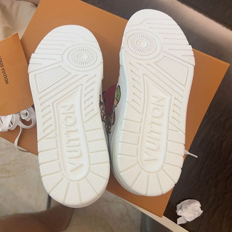 Louis Vuitton Nigo x Louis Vuitton Trainer Casual Sneakers 0079 Size US 8 / EU 41 - 4 Thumbnail