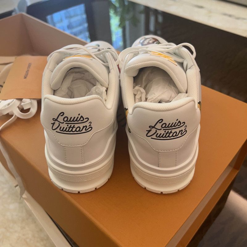Louis Vuitton Nigo x Louis Vuitton Trainer Casual Sneakers 0079 Size US 8 / EU 41 - 3 Thumbnail