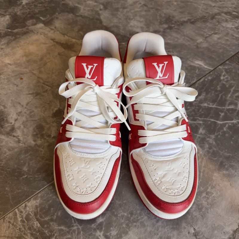 Louis Vuitton Louis Vuitton Leather Lace-Up Street Style Sneakers 0079 Size US 8 / EU 41 - 2 Thumbnail