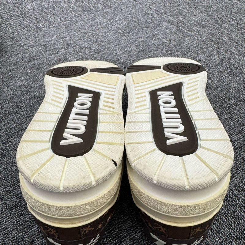 Louis Vuitton Tyler x Louis Vuitton Trainer Brown Sneakers 0079 Size US 8 / EU 41 - 7 Thumbnail