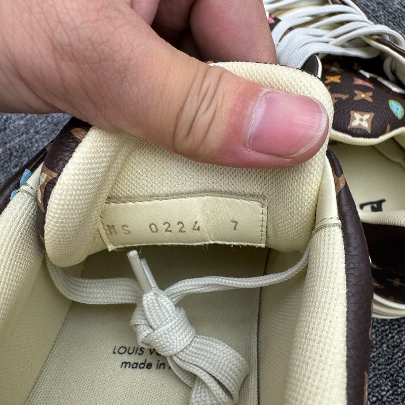 Louis Vuitton Tyler x Louis Vuitton Trainer Brown Sneakers 0079 Size US 8 / EU 41 - 5 Thumbnail