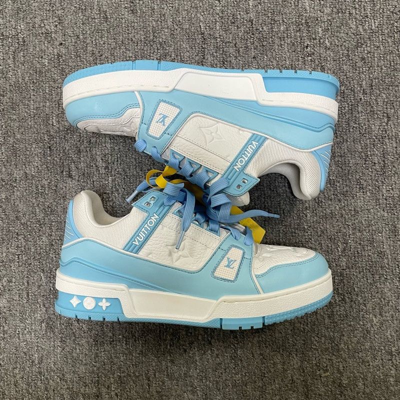Louis Vuitton Louis Vuitton Trainer Low Top Fashion Sneakers 0079 Size US 5.5 / EU 38 - 5 Thumbnail