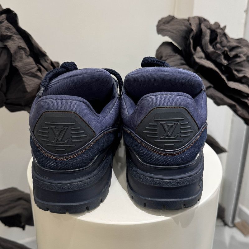 Louis Vuitton Louis Vuitton Denim Trainer Maxi Sneakers 0079 Size US 8.5 / EU 41-42 - 3 Thumbnail