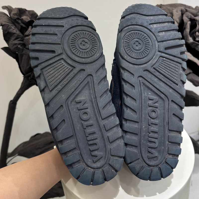 Louis Vuitton Louis Vuitton Denim Trainer Maxi Sneakers 0079 Size US 8.5 / EU 41-42 - 4 Thumbnail