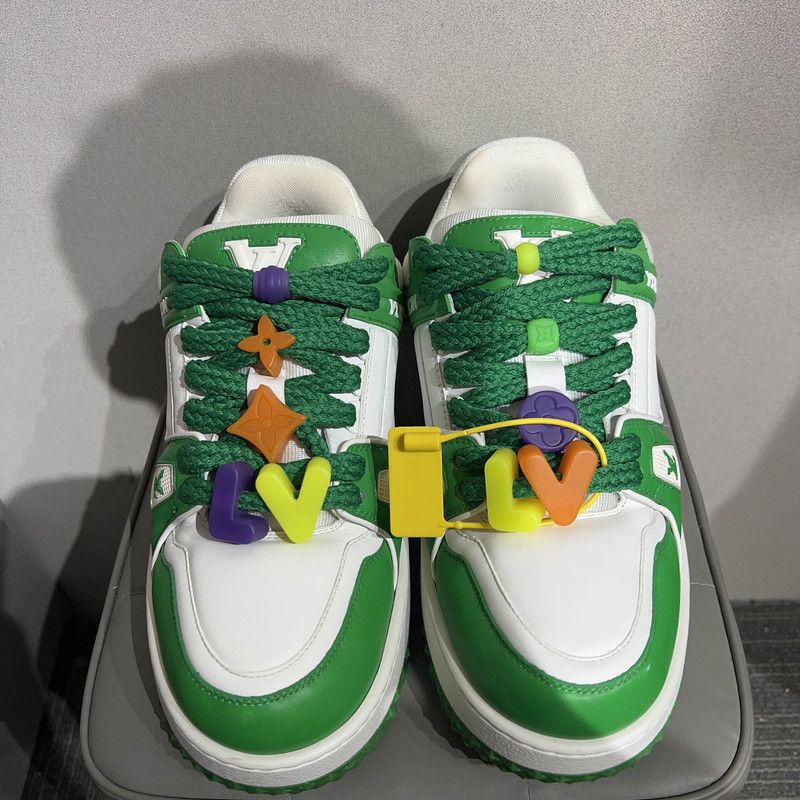 Louis Vuitton Louis Vuitton Trainer Maxi Low-Top Sneakers 0079 Size US 9.5 / EU 42-43 - 2 Thumbnail