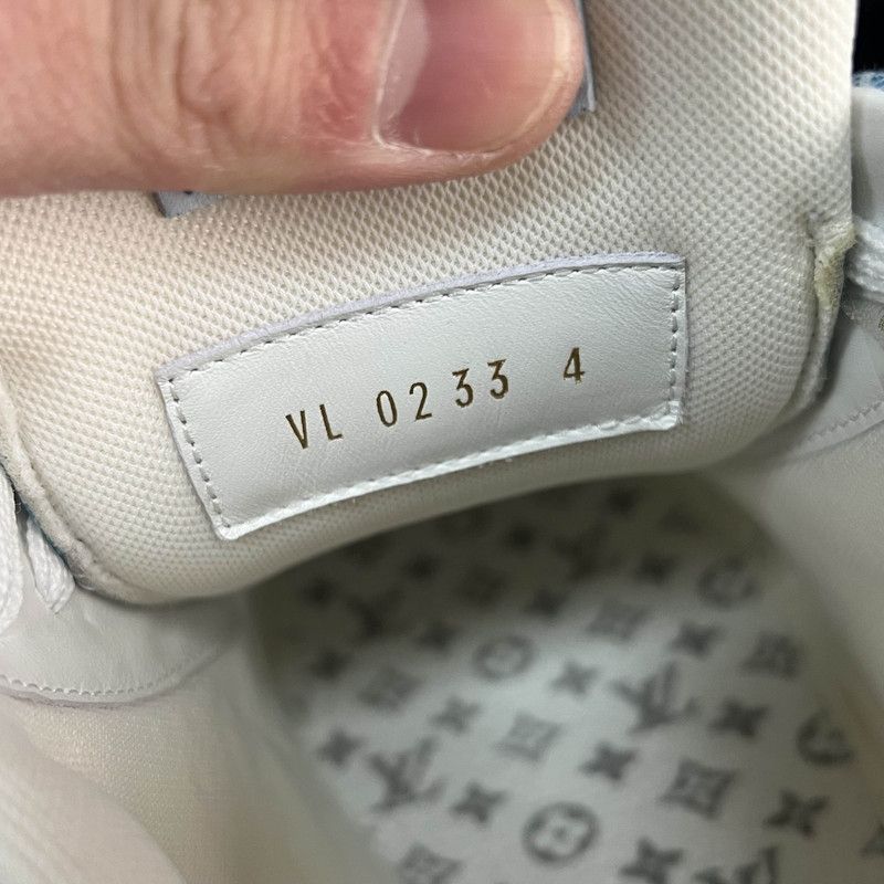 Louis Vuitton Louis Vuitton Blue and White Trainer Sneakers 0079 Size US 7.5 / EU 40-41 - 5 Thumbnail