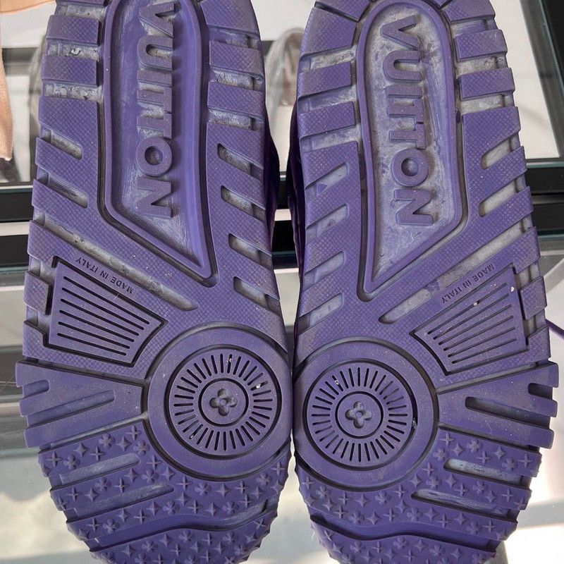 Louis Vuitton Louis Vuitton Trainer Maxi Purple Sneakers for Everyone 0079 Size US 8 / EU 41 - 4 Thumbnail