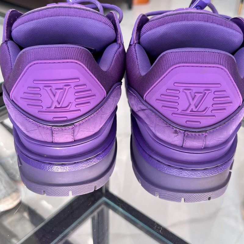 Louis Vuitton Louis Vuitton Trainer Maxi Purple Sneakers for Everyone 0079 Size US 8 / EU 41 - 3 Thumbnail