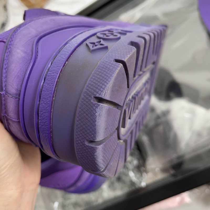 Louis Vuitton Louis Vuitton Trainer Maxi Purple Sneakers for Everyone 0079 Size US 8 / EU 41 - 8 Thumbnail